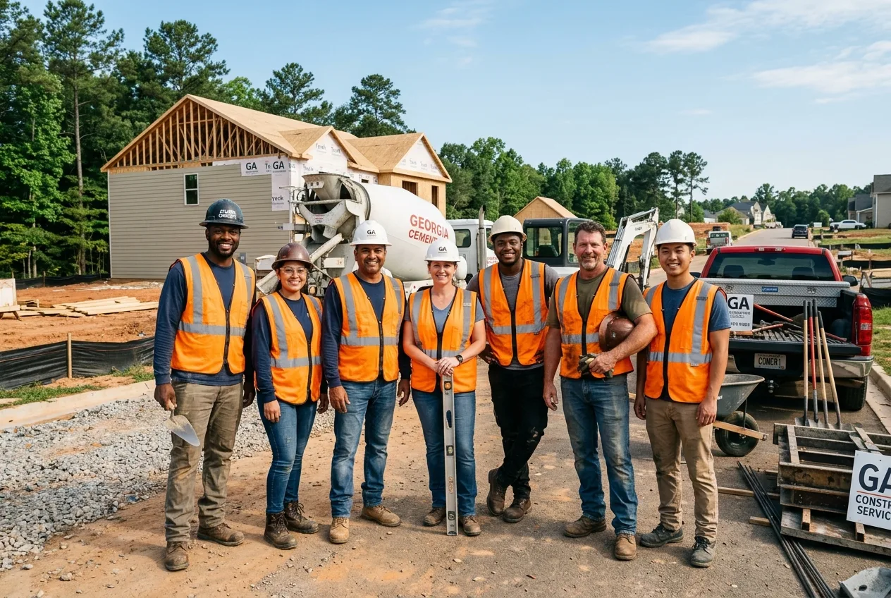 Canton Concrete professional team serving Cherokee County, GA