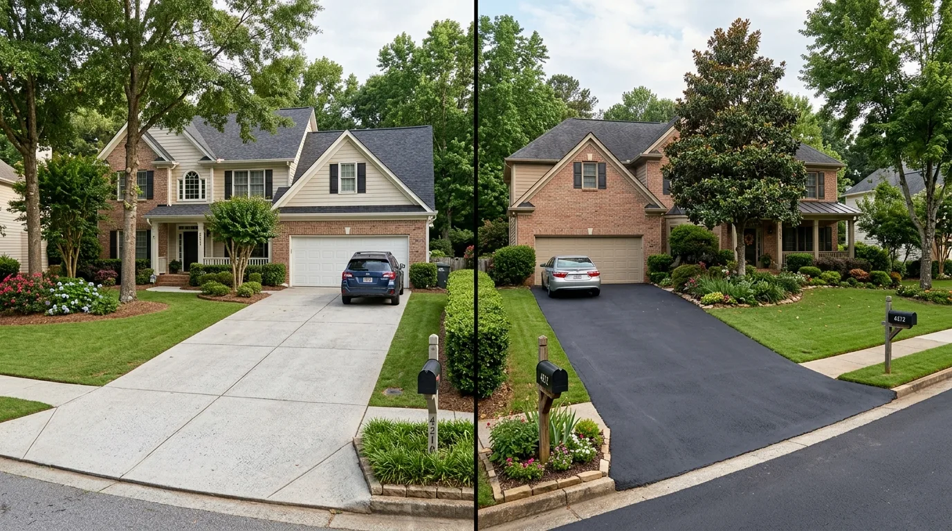 Concrete vs. Asphalt Driveway in Canton GA: Which Is Better?