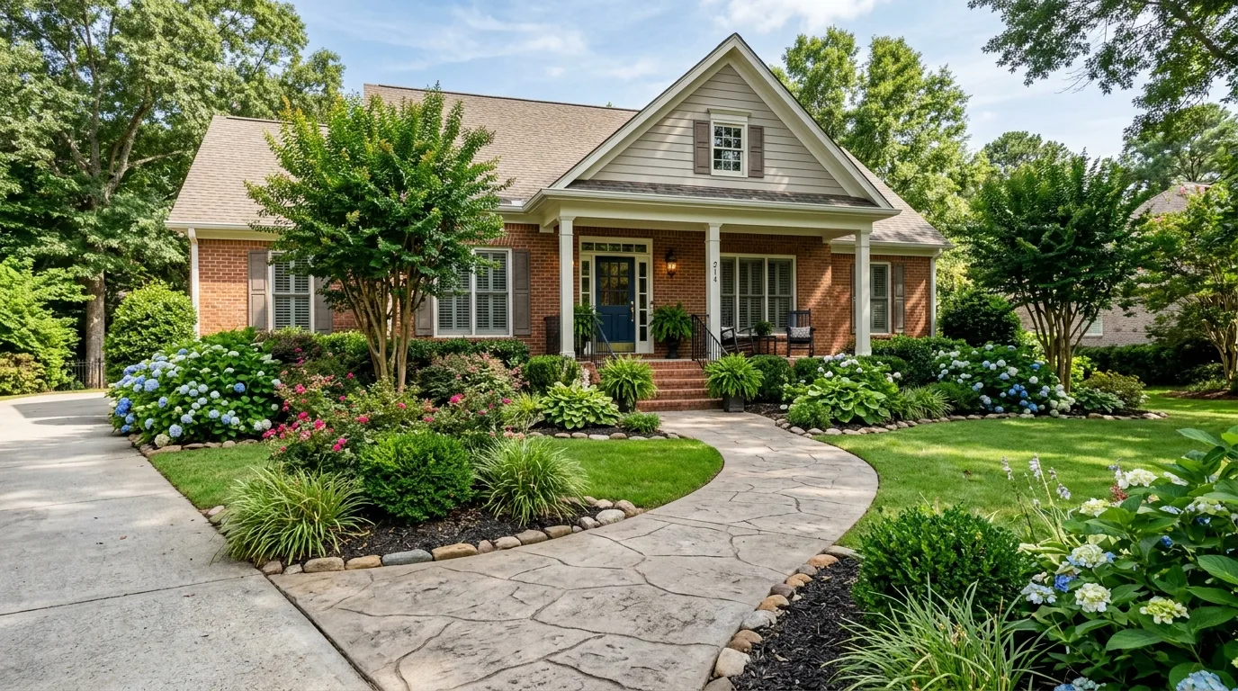Concrete Walkway Installation: Curb Appeal on a Budget in Canton GA